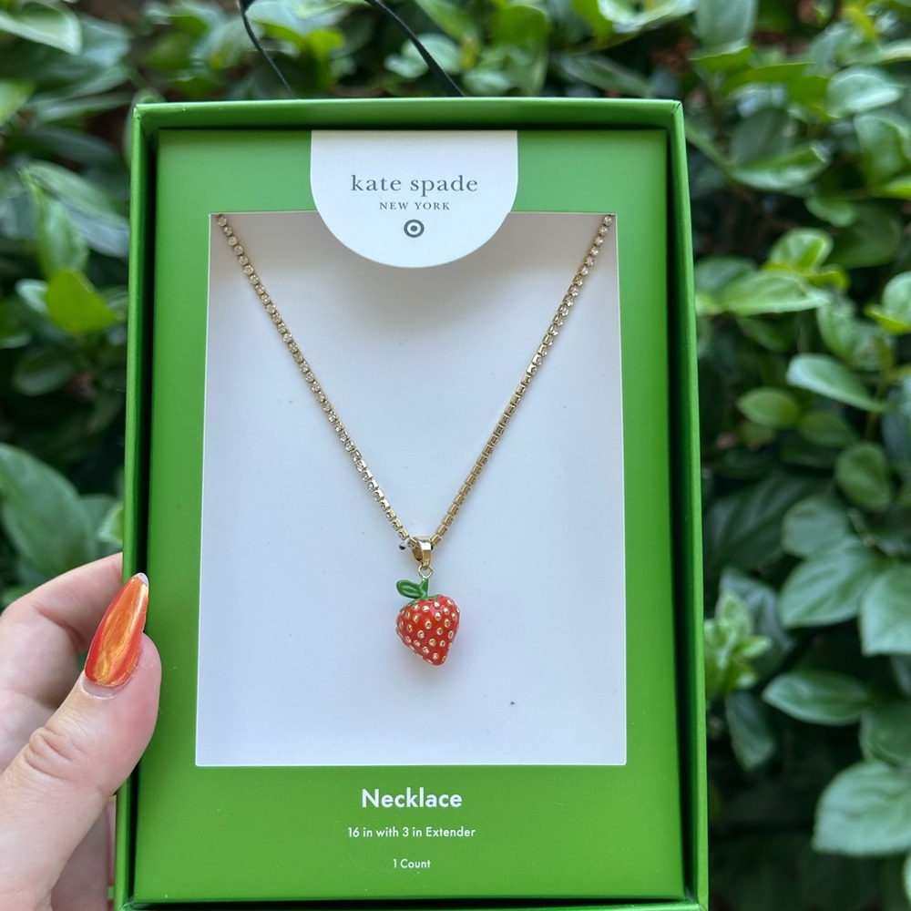 Strawberry Charm Tennis Necklace from kate spade new york x Target